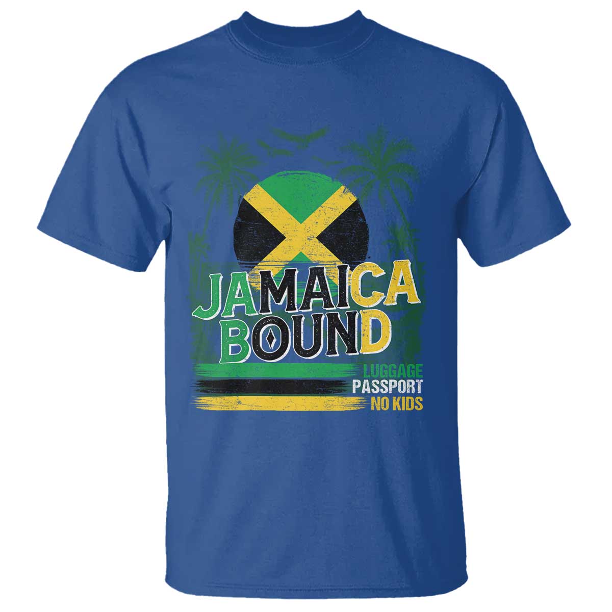 Jamaican Travel T Shirt Straight Trippin Jamaica Vacation Retro - Wonder Print Shop