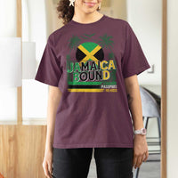 Jamaican Travel T Shirt For Women Straight Trippin Jamaica Vacation Retro - Wonder Print Shop