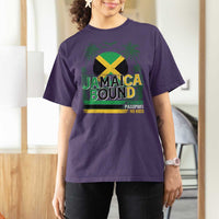 Jamaican Travel T Shirt For Women Straight Trippin Jamaica Vacation Retro - Wonder Print Shop