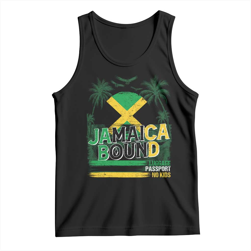 Jamaican Travel Tank Top Straight Trippin Jamaica Vacation Retro - Wonder Print Shop