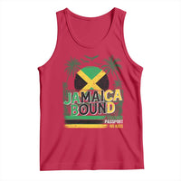 Jamaican Travel Tank Top Straight Trippin Jamaica Vacation Retro - Wonder Print Shop