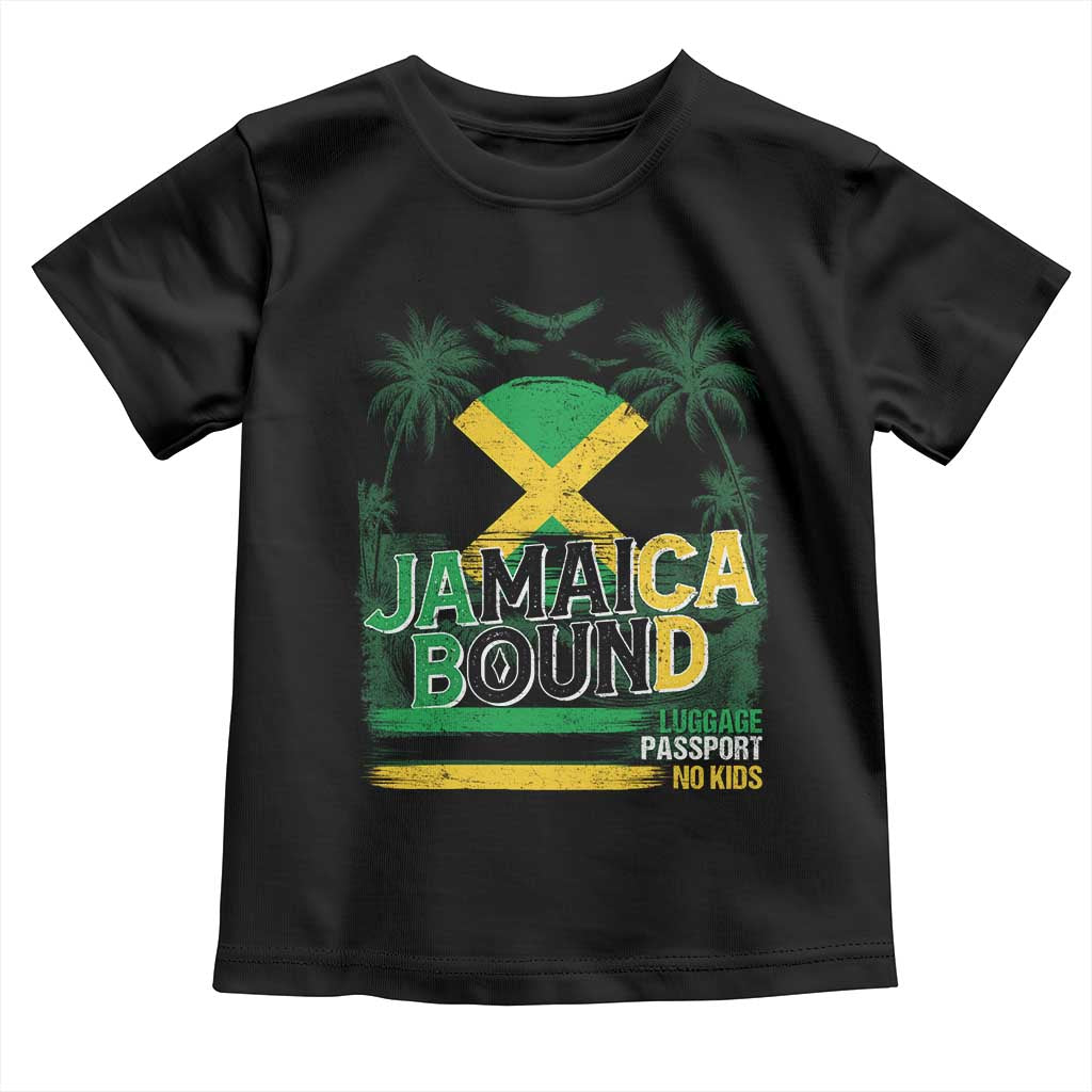 Jamaican Travel Toddler T Shirt Straight Trippin Jamaica Vacation Retro - Wonder Print Shop