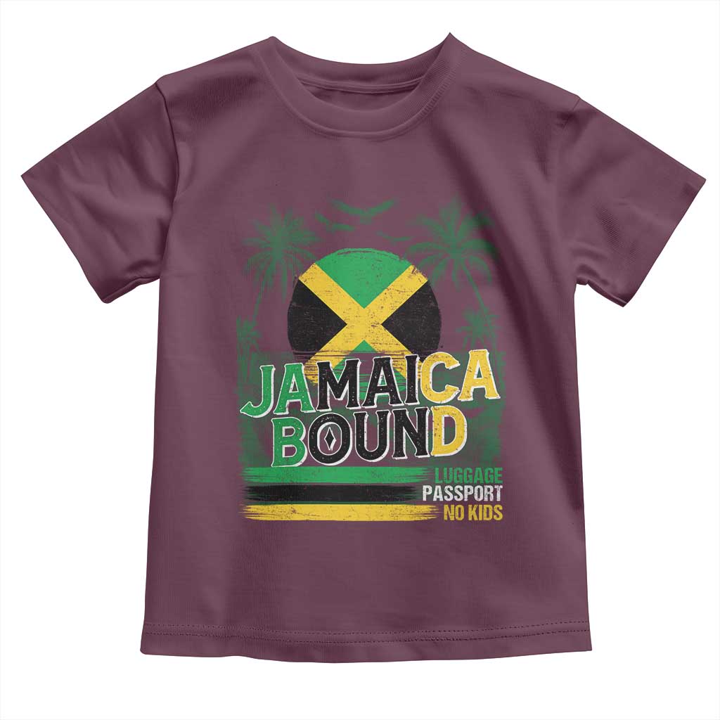 Jamaican Travel Toddler T Shirt Straight Trippin Jamaica Vacation Retro - Wonder Print Shop
