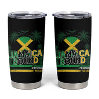 Jamaican Travel Tumbler Cup Straight Trippin Jamaica Vacation Retro - Wonder Print Shop