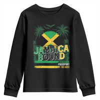 Jamaican Travel Youth Sweatshirt Straight Trippin Jamaica Vacation Retro - Wonder Print Shop