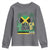 Jamaican Travel Youth Sweatshirt Straight Trippin Jamaica Vacation Retro - Wonder Print Shop