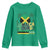 Jamaican Travel Youth Sweatshirt Straight Trippin Jamaica Vacation Retro - Wonder Print Shop