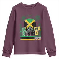 Jamaican Travel Youth Sweatshirt Straight Trippin Jamaica Vacation Retro - Wonder Print Shop