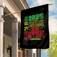 Vacation Jamaica 2025 Garden Flag Matching Family Jamaica Squad - Wonder Print Shop