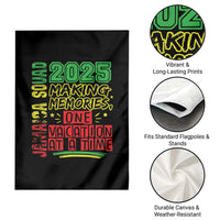 Vacation Jamaica 2025 Garden Flag Matching Family Jamaica Squad - Wonder Print Shop