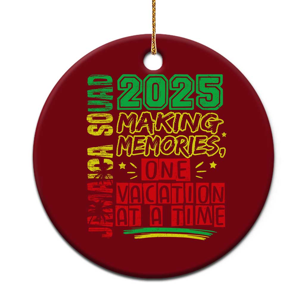 Vacation Jamaica 2025 Ceramic Ornament Matching Family Jamaica Squad - Wonder Print Shop
