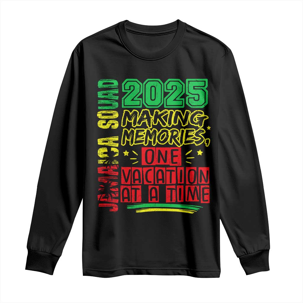 Vacation Jamaica 2025 Long Sleeve Shirt Matching Family Jamaica Squad - Wonder Print Shop