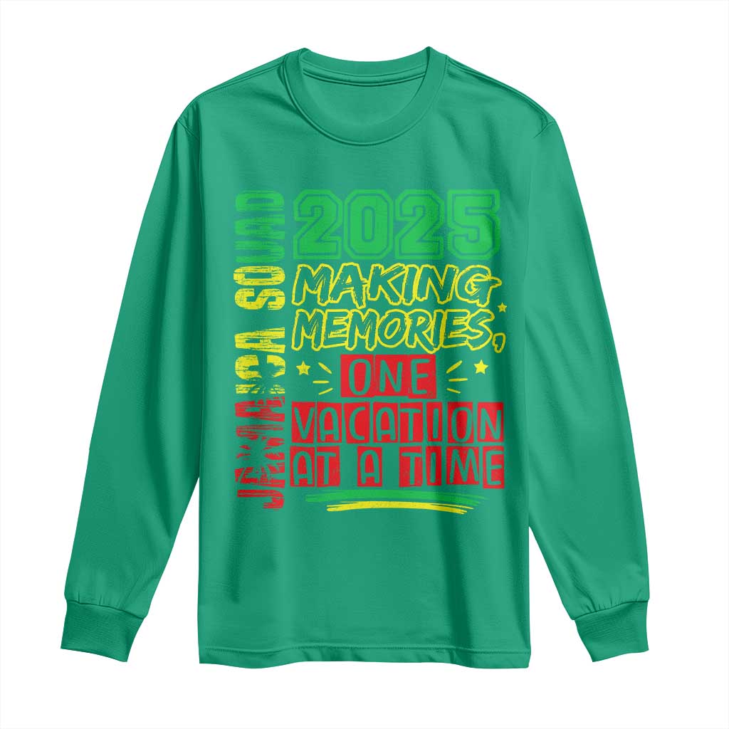Vacation Jamaica 2025 Long Sleeve Shirt Matching Family Jamaica Squad - Wonder Print Shop