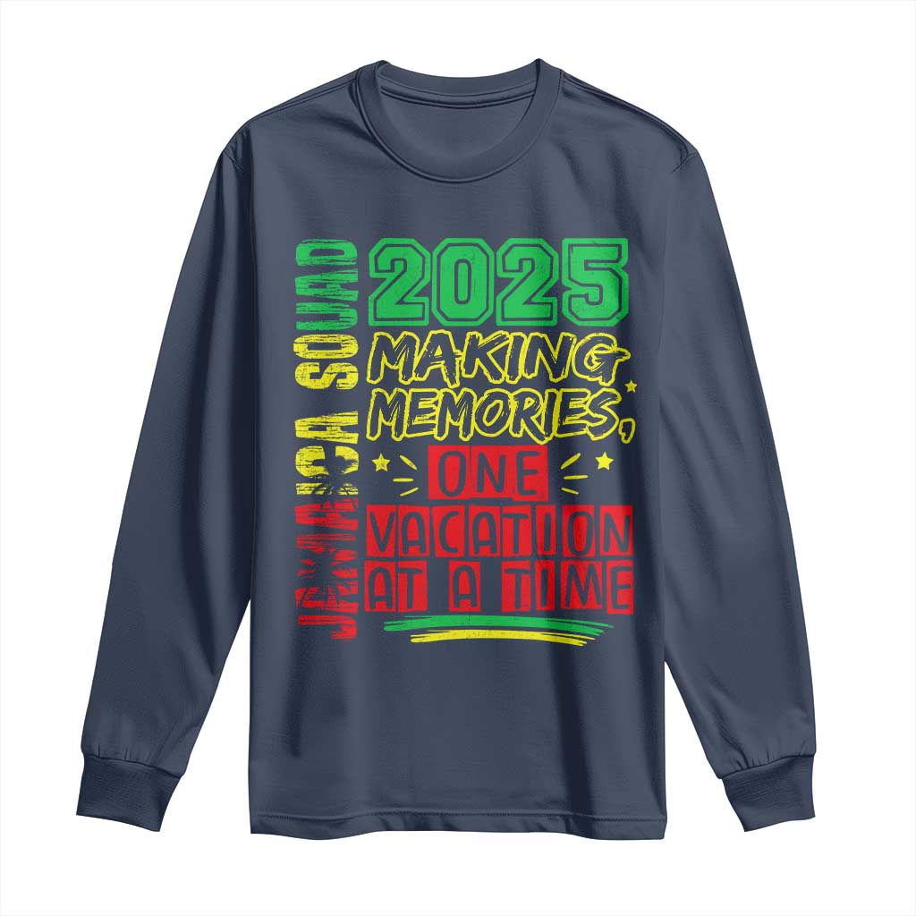 Vacation Jamaica 2025 Long Sleeve Shirt Matching Family Jamaica Squad - Wonder Print Shop