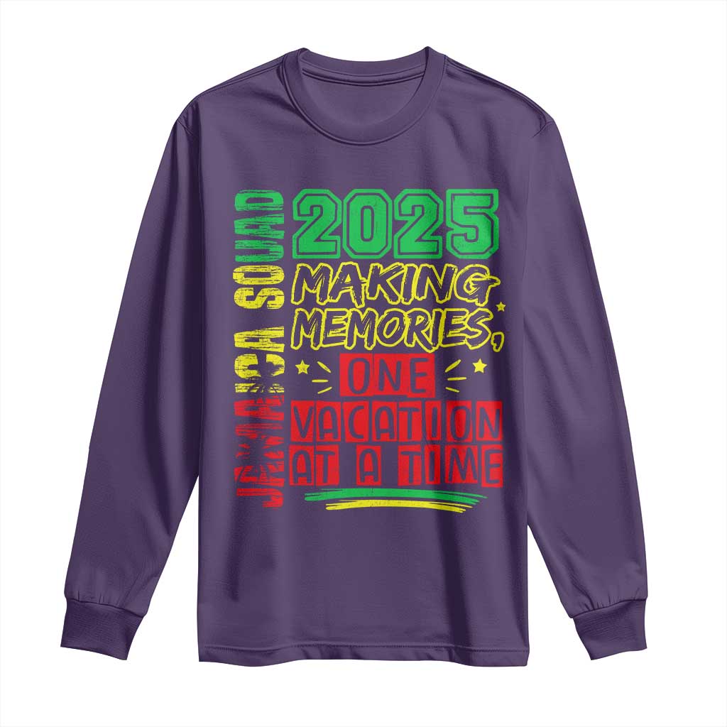 Vacation Jamaica 2025 Long Sleeve Shirt Matching Family Jamaica Squad - Wonder Print Shop