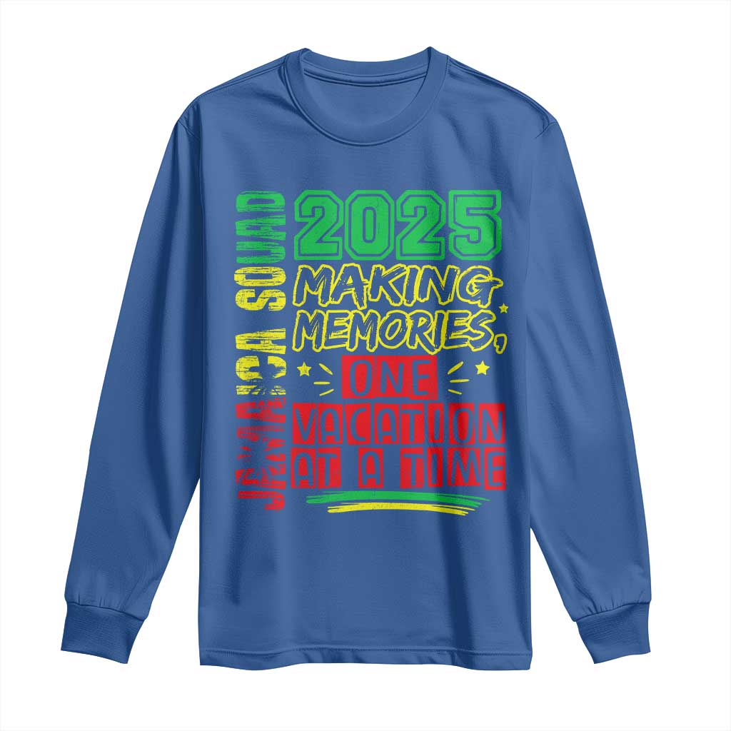 Vacation Jamaica 2025 Long Sleeve Shirt Matching Family Jamaica Squad - Wonder Print Shop