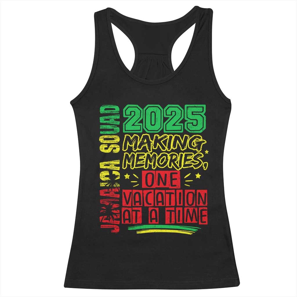 Vacation Jamaica 2025 Racerback Tank Top Matching Family Jamaica Squad - Wonder Print Shop