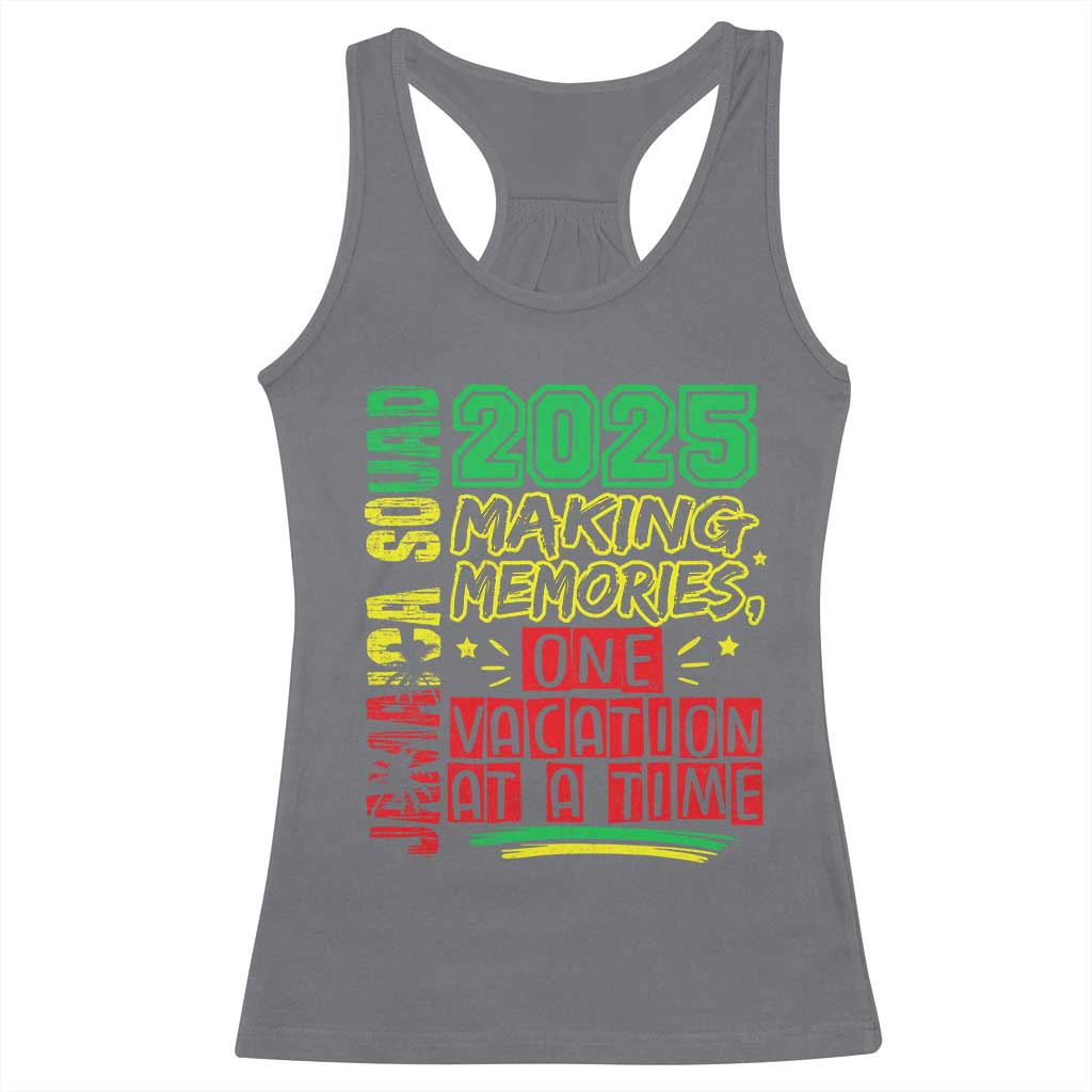 Vacation Jamaica 2025 Racerback Tank Top Matching Family Jamaica Squad - Wonder Print Shop