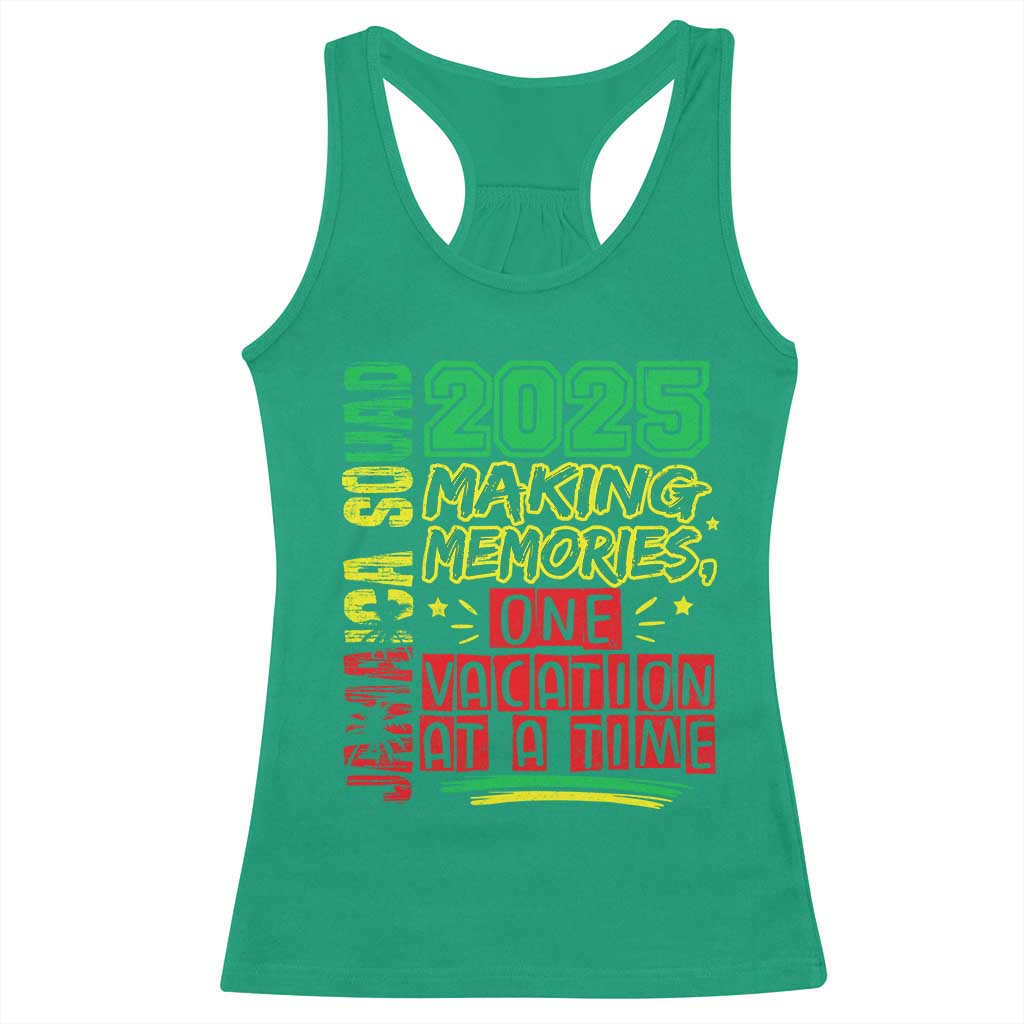 Vacation Jamaica 2025 Racerback Tank Top Matching Family Jamaica Squad - Wonder Print Shop