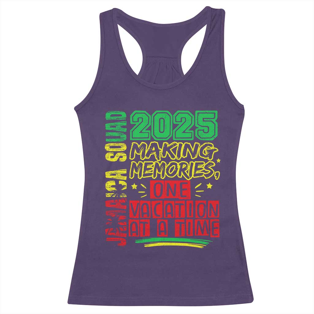 Vacation Jamaica 2025 Racerback Tank Top Matching Family Jamaica Squad - Wonder Print Shop