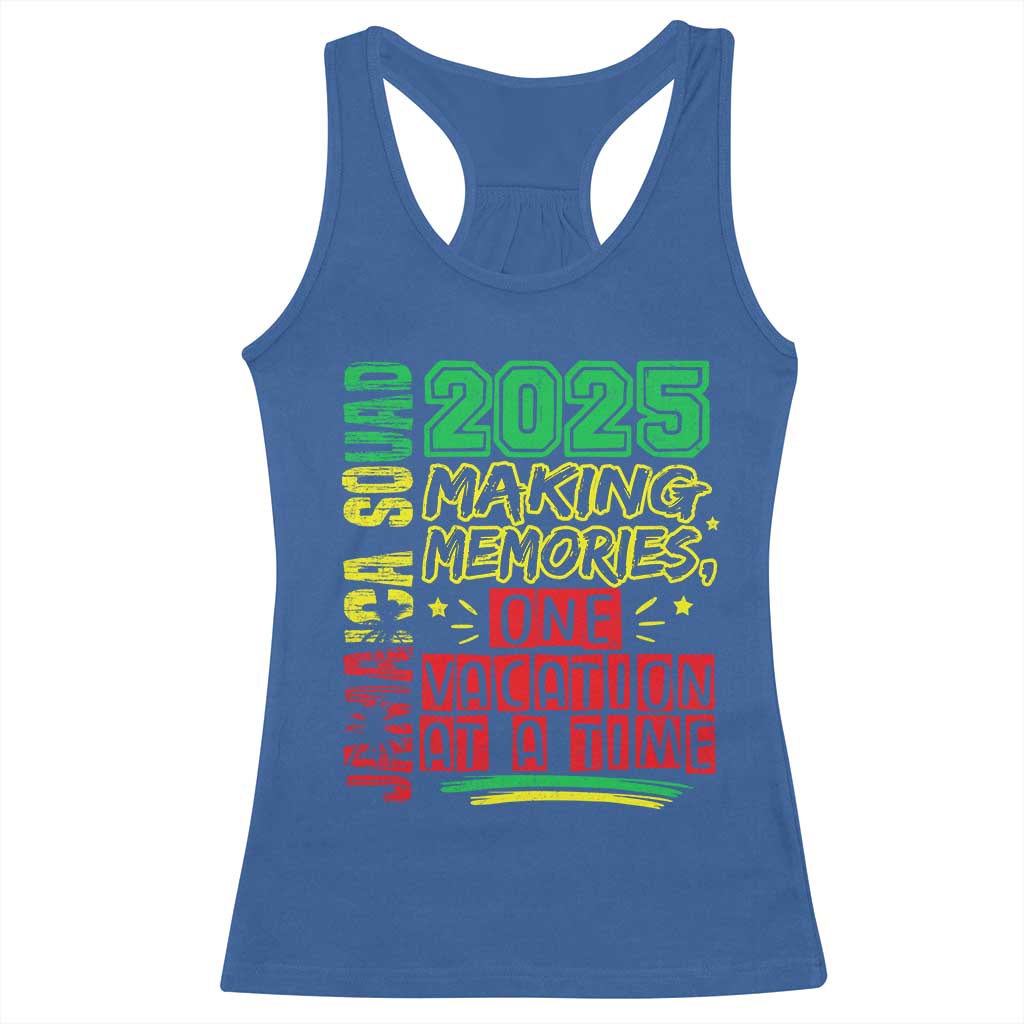 Vacation Jamaica 2025 Racerback Tank Top Matching Family Jamaica Squad - Wonder Print Shop