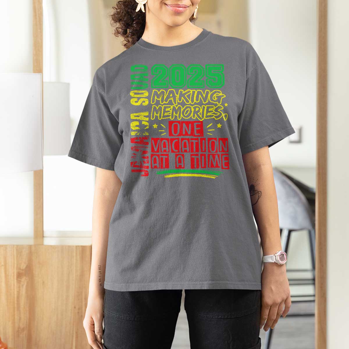 Vacation Jamaica 2025 T Shirt For Women Matching Family Jamaica Squad - Wonder Print Shop