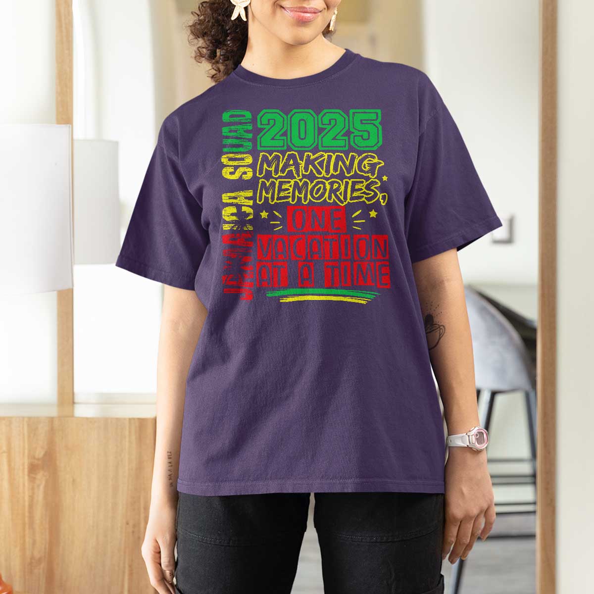 Vacation Jamaica 2025 T Shirt For Women Matching Family Jamaica Squad - Wonder Print Shop