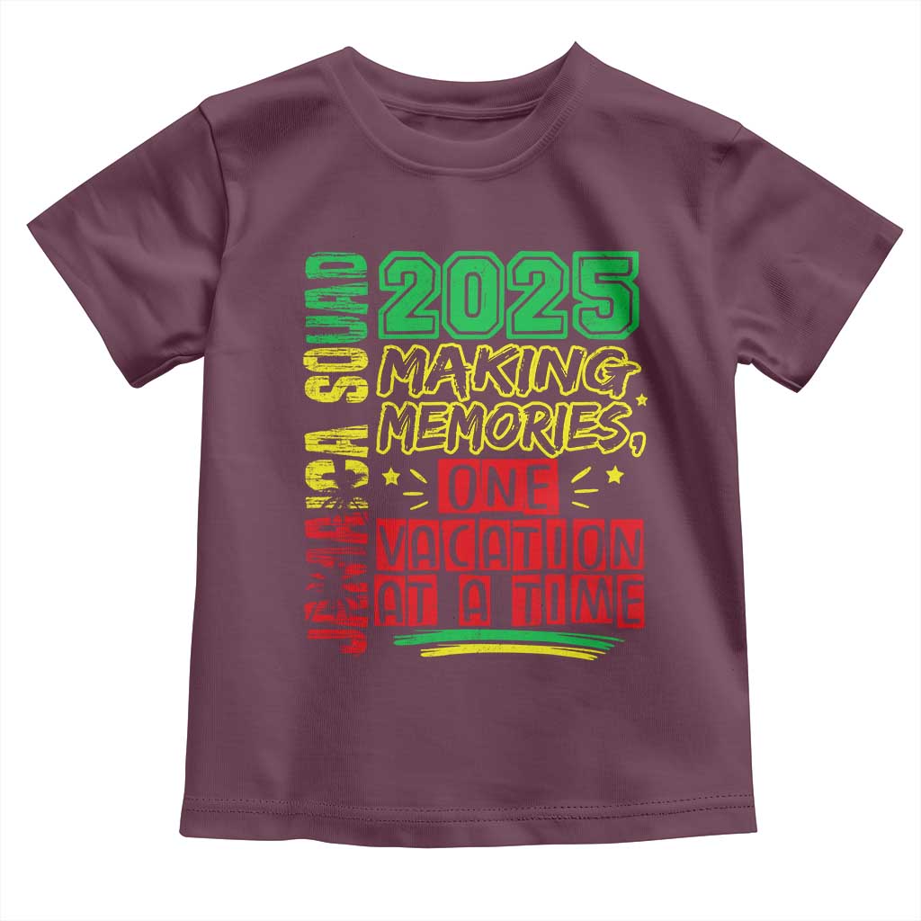 Vacation Jamaica 2025 Toddler T Shirt Matching Family Jamaica Squad - Wonder Print Shop