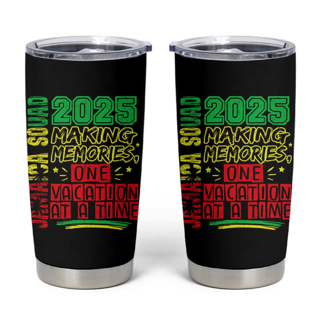 Vacation Jamaica 2025 Tumbler Cup Matching Family Jamaica Squad - Wonder Print Shop
