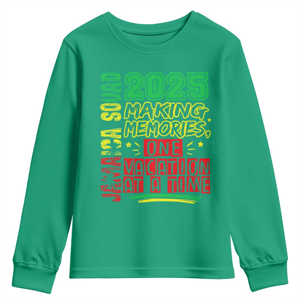 Vacation Jamaica 2025 Youth Sweatshirt Matching Family Jamaica Squad - Wonder Print Shop