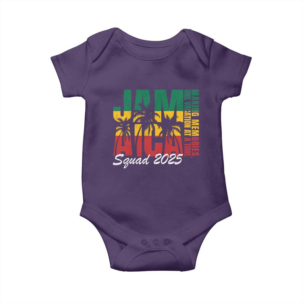 Family Vacation Jamaica 2025 Baby Onesie Matching Girls Trip Jamaica Squad - Wonder Print Shop