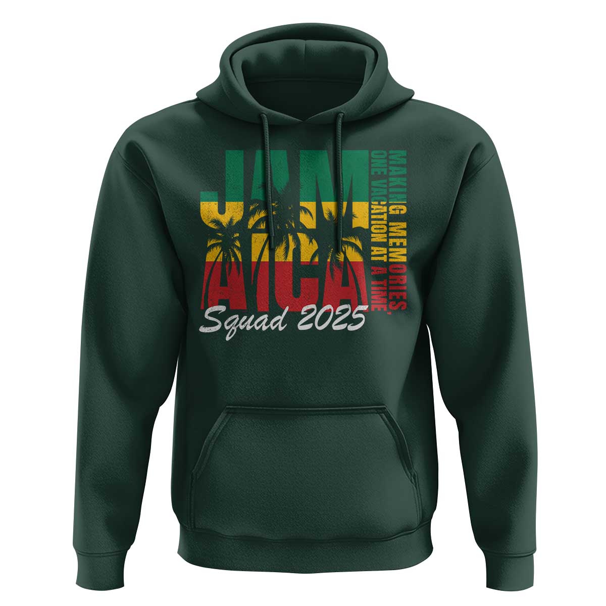 Family Vacation Jamaica 2025 Hoodie Matching Girls Trip Jamaica Squad - Wonder Print Shop