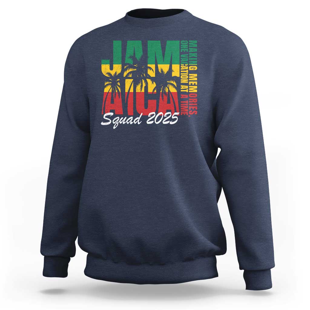 Family Vacation Jamaica 2025 Sweatshirt Matching Girls Trip Jamaica Squad - Wonder Print Shop