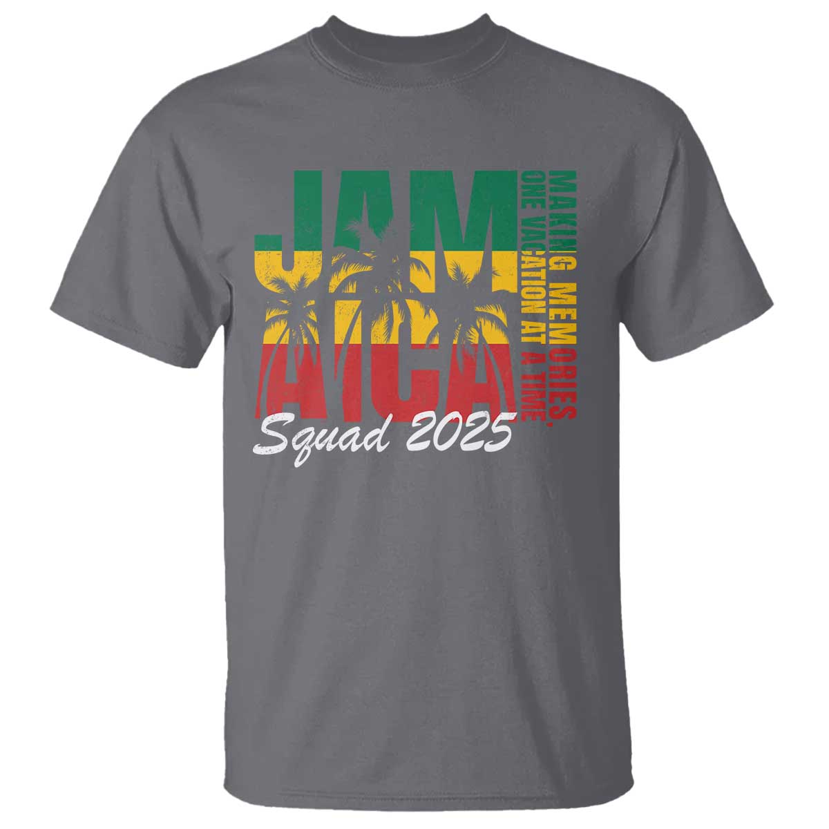 Family Vacation Jamaica 2025 T Shirt Matching Girls Trip Jamaica Squad - Wonder Print Shop