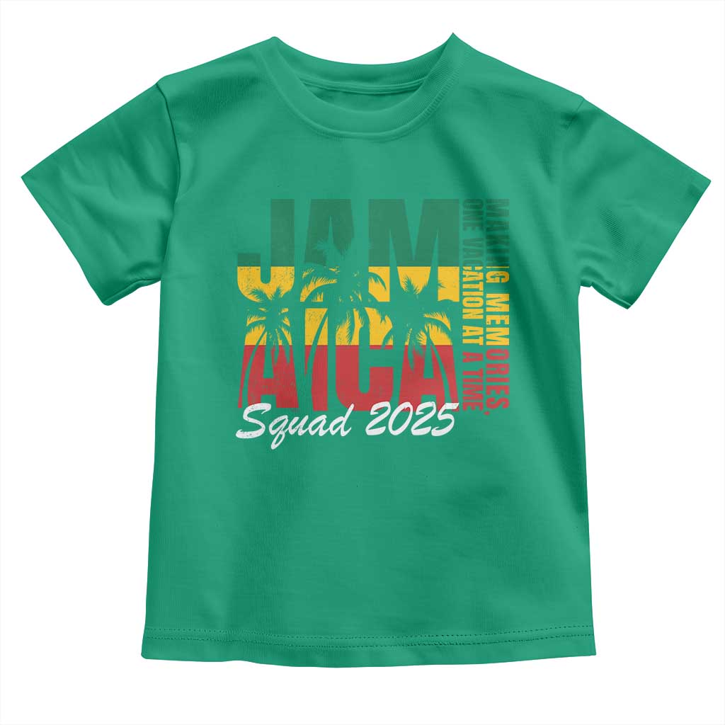 Family Vacation Jamaica 2025 Toddler T Shirt Matching Girls Trip Jamaica Squad - Wonder Print Shop
