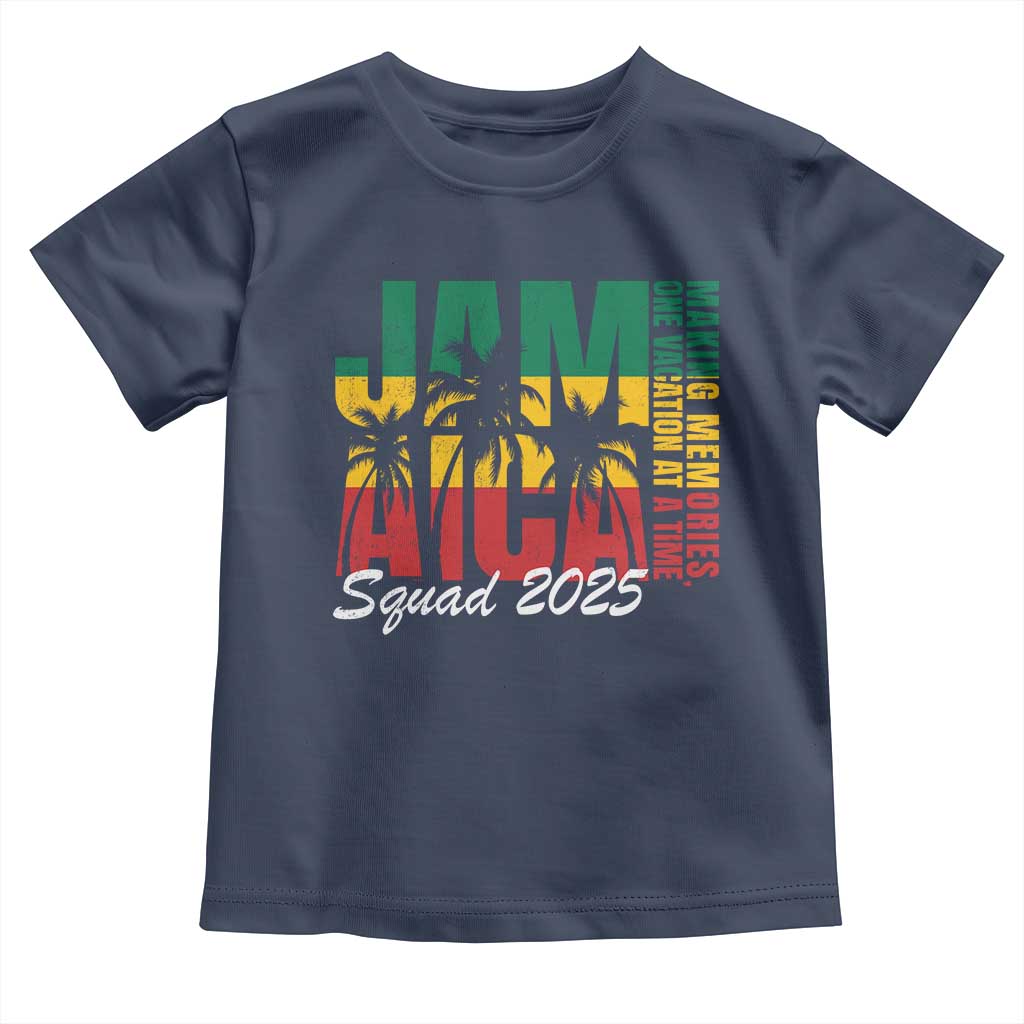 Family Vacation Jamaica 2025 Toddler T Shirt Matching Girls Trip Jamaica Squad - Wonder Print Shop