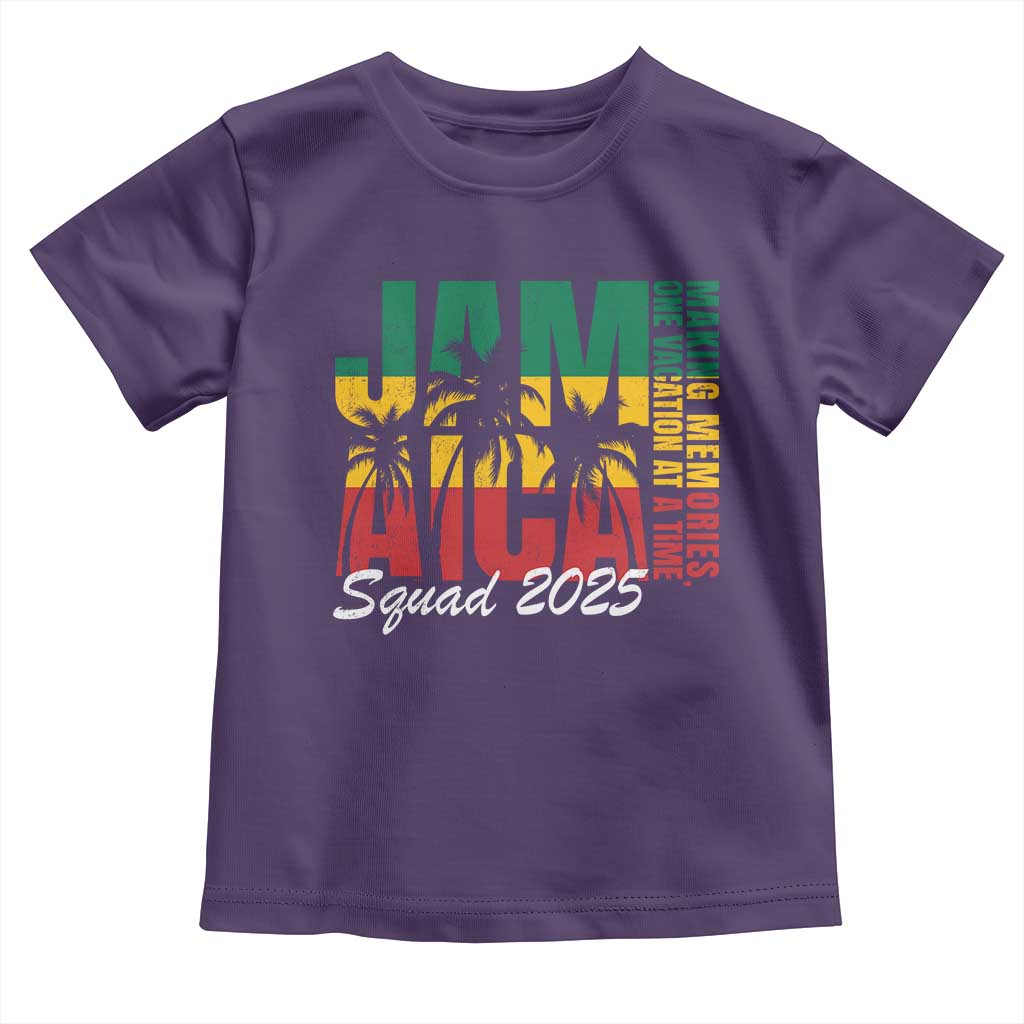 Family Vacation Jamaica 2025 Toddler T Shirt Matching Girls Trip Jamaica Squad - Wonder Print Shop