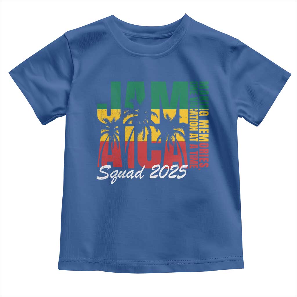 Family Vacation Jamaica 2025 Toddler T Shirt Matching Girls Trip Jamaica Squad - Wonder Print Shop