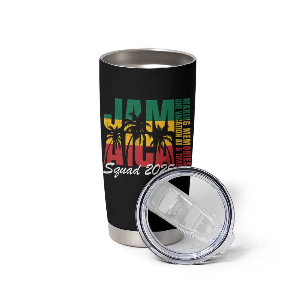 Family Vacation Jamaica 2025 Tumbler Cup Matching Girls Trip Jamaica Squad - Wonder Print Shop
