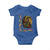 One Love Rasta Lion Baby Onesie Rastafari Reggae Jamaica Roots Lion of Judah Dreadlocks - Wonder Print Shop