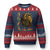 One Love Rasta Lion Ugly Christmas Sweater Rastafari Reggae Jamaica Roots Lion of Judah Dreadlocks - Wonder Print Shop