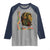 One Love Rasta Lion Raglan Shirt Rastafari Reggae Jamaica Roots Lion of Judah Dreadlocks - Wonder Print Shop