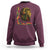 One Love Rasta Lion Sweatshirt Rastafari Reggae Jamaica Roots Lion of Judah Dreadlocks - Wonder Print Shop