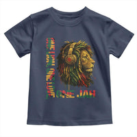 One Love Rasta Lion Toddler T Shirt Rastafari Reggae Jamaica Roots Lion of Judah Dreadlocks - Wonder Print Shop