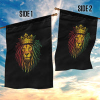 Rasta Reggae Lion Garden Flag Jamaican Pride Lion of Judah Gift for Rastafari - Wonder Print Shop