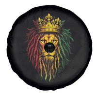 Rasta Reggae Lion Spare Tire Cover Jamaican Pride Lion of Judah Gift for Rastafari - Wonder Print Shop