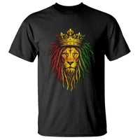 Rasta Reggae Lion T Shirt Jamaican Pride Lion of Judah Gift for Rastafari - Wonder Print Shop