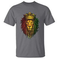 Rasta Reggae Lion T Shirt Jamaican Pride Lion of Judah Gift for Rastafari - Wonder Print Shop
