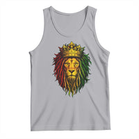 Rasta Reggae Lion Tank Top Jamaican Pride Lion of Judah Gift for Rastafari - Wonder Print Shop