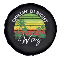 Jamaican Reggae Vibes Spare Tire Cover Retro Rasta Sunset Chill Chillin Di Right Way - Wonder Print Shop